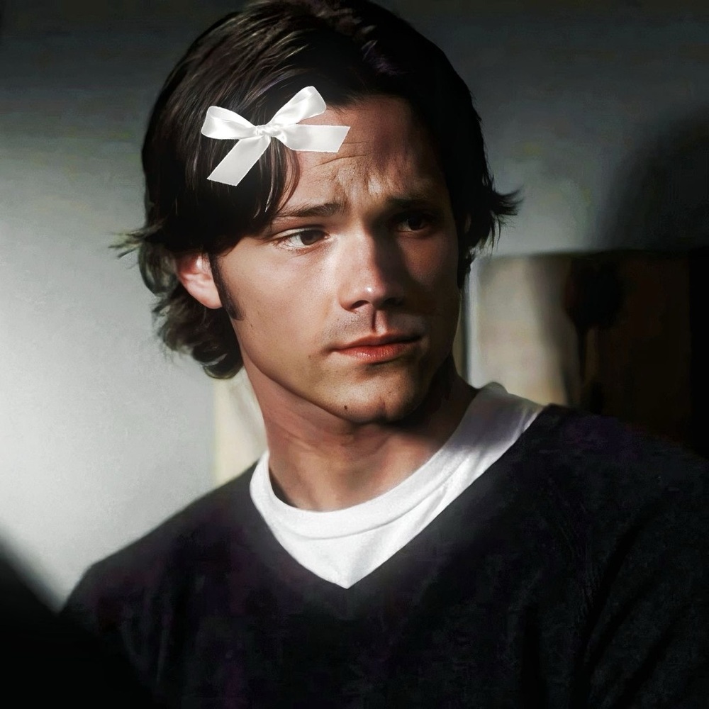 White Bow Hair Accessory - Jared Op